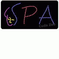 Affordable LED L7303 Multi-Color Spa LED Sign, 12